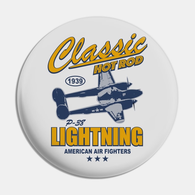 P-38 Lightning Pin by TCP