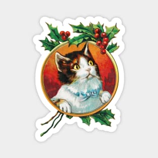 Christmas Cat Magnet