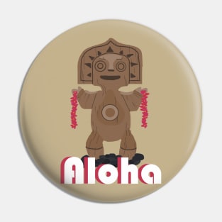 Polynesian Tiki Aloha Pin