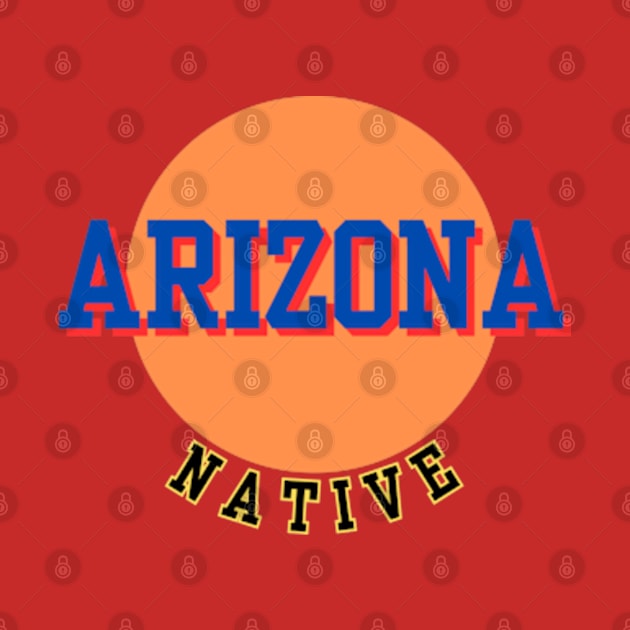 Arizona Native - Small Chest Emblem by Desert Owl Designs