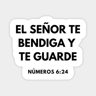 Numbers 6-24 Spanish Lord Bless You Keep You Magnet