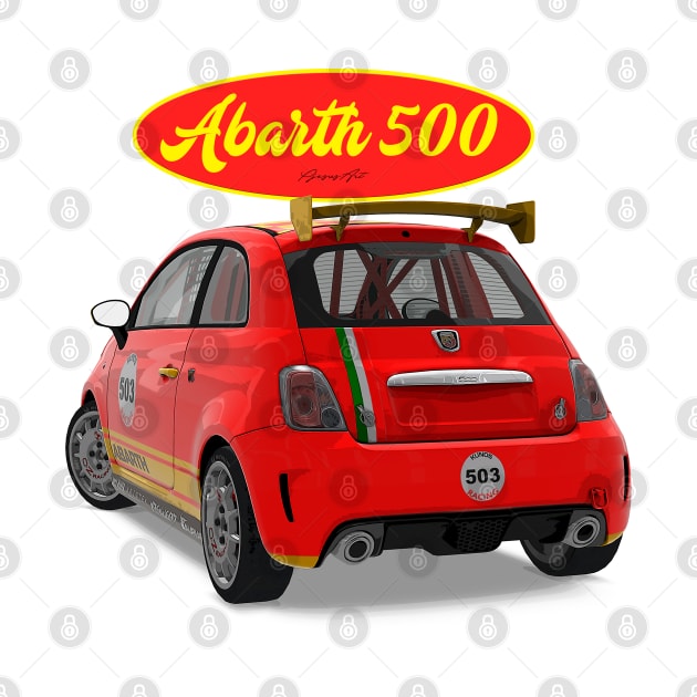 ABARTH 500 503 Back by PjesusArt