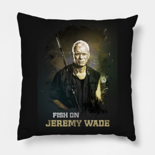 Jeremy Wade Legendary Marine Biologist Epic Underwater Detective Pillow