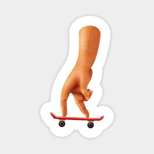 finger skating Magnet