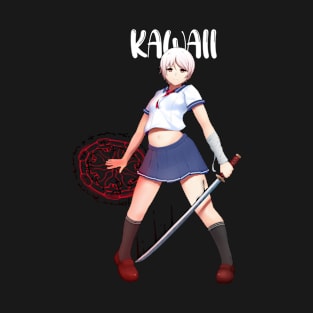 kawaii jutsu fighter girl T-Shirt