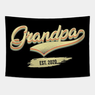 Awesome Grandpa Est. 2020 Tapestry