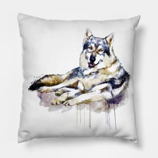 Smiling Wolf Pillow