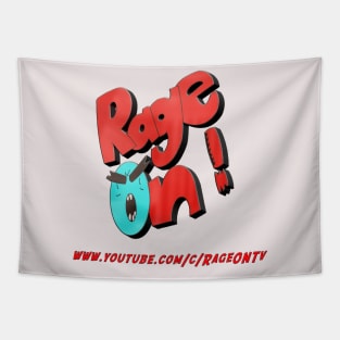 RageOn tv youtube channel merch Tapestry