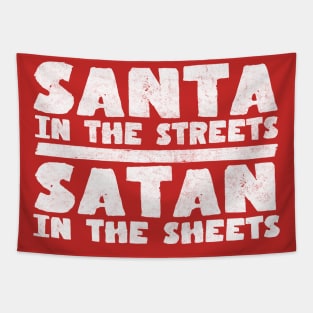 Santa In The Streets / Satan In The Sheets Tapestry