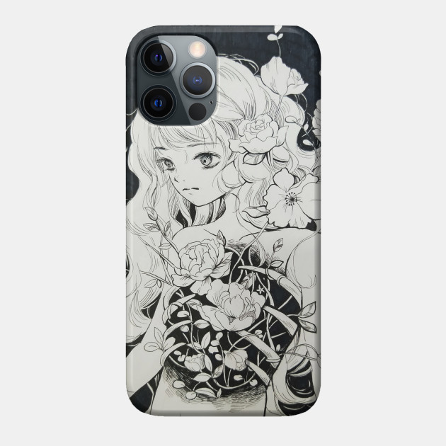 Girl Bone Flower - Blossom - Phone Case