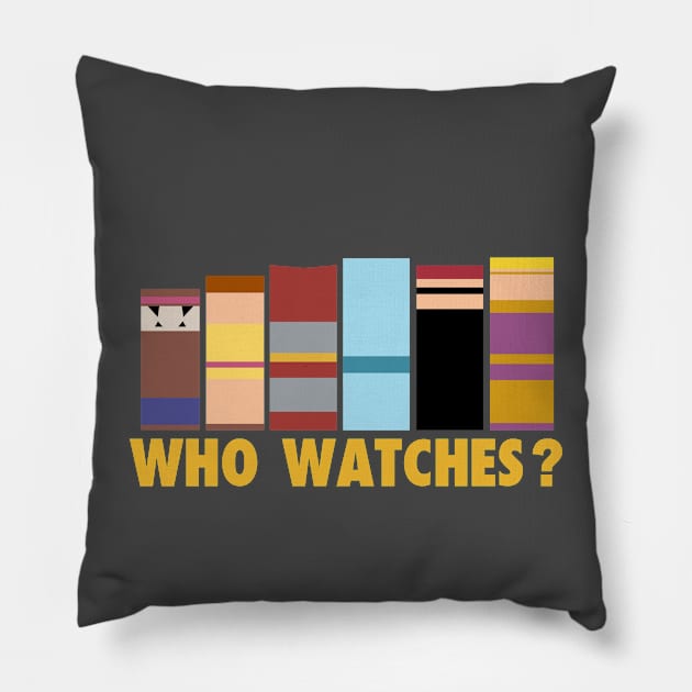 A Watchful HeroStack! (with text) Pillow by Ingeneri