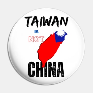 Taiwan is not China - Prevent the war Pin