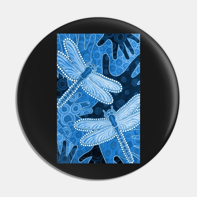Blue dragonflies Pin by BeeG
