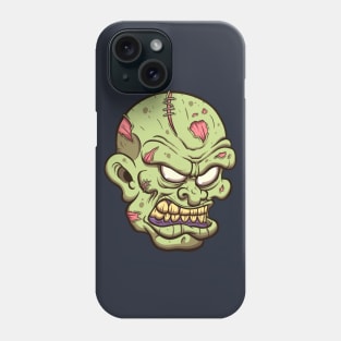 Angry Zombie Hea Phone Case