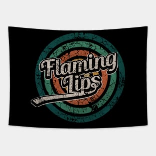 Flaming Lips // Retro Circle Crack Vintage Tapestry