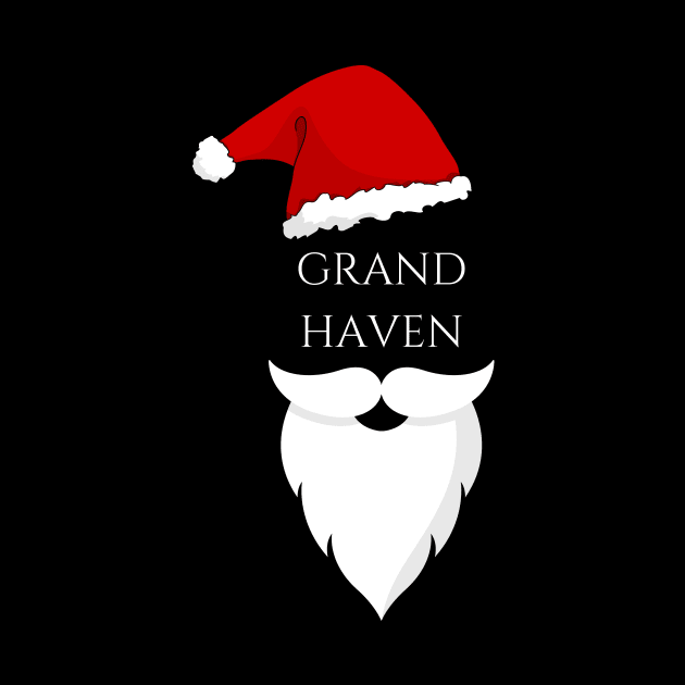 Grand Haven Santa Shirt T-Shirt by onestarguitar