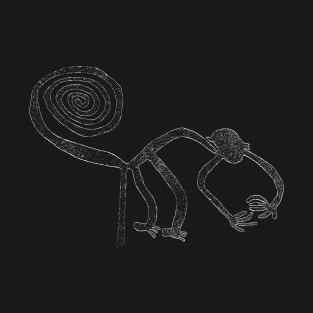 Nazca Lines, Monkey, Pre Columbian, Peru T-Shirt