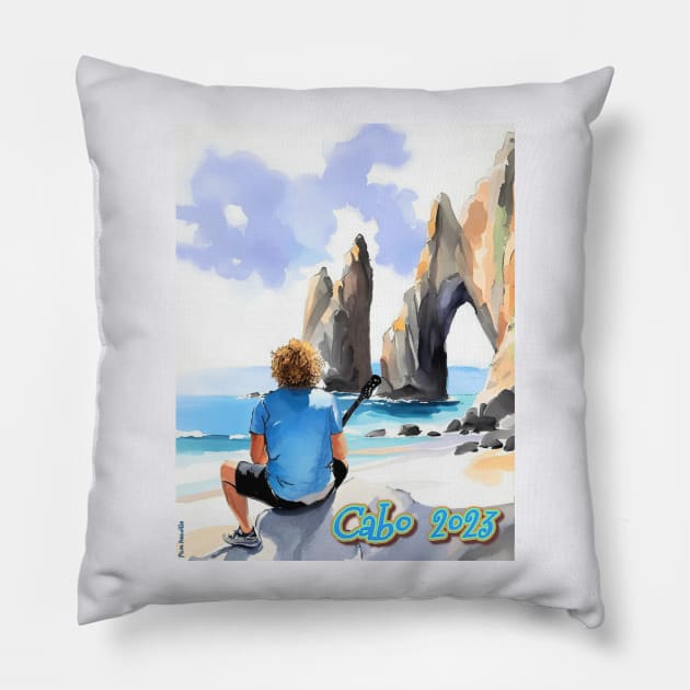 Cabo 2023 Pillow by Red Island