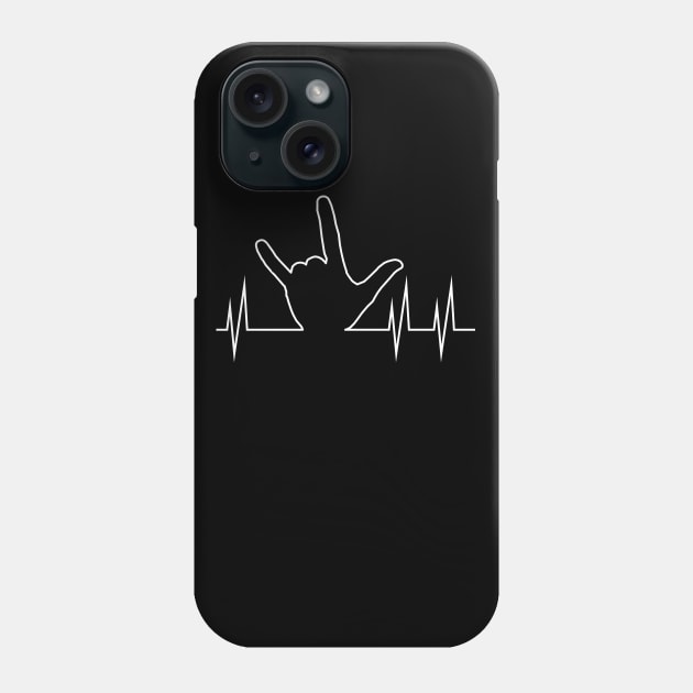 Heart beat Phone Case by wael store