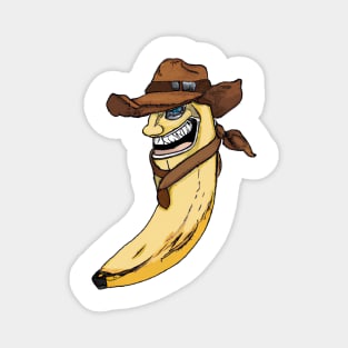 The Crooked Banana series : yee haw Magnet