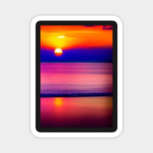 BREATHTAKING OCEAN SUNSET Magnet