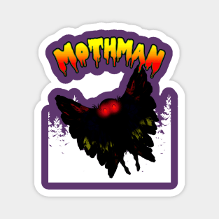 Mothman West Virginia Wing Humanoid Moth Retro Vintage Magnet