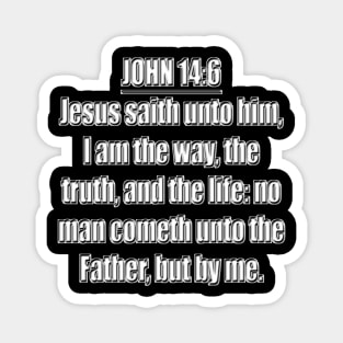 Bible Verse John 14:6 (KJV) Magnet