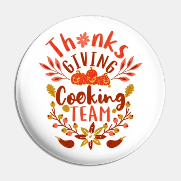 Thanksgiving Cooking Team Family Fun Pin by TammyWinandArt