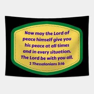 Bible Verse 2 Thessalonians 3:16 Tapestry