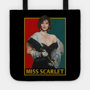 Retro style miss scarlet Tote