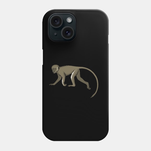 Monkey Phone Case by fromherotozero