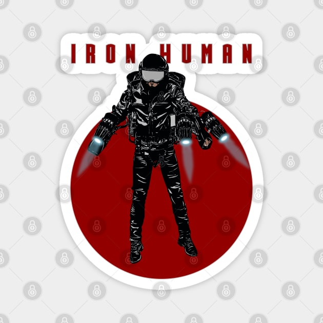 Iron Human Jet Suit Magnet by JoniGepp