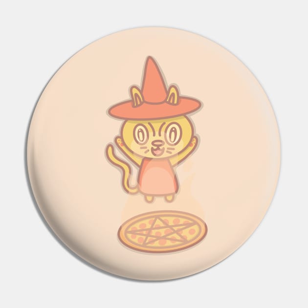 Pizza Witch - Simplified Pin by sadsquatch