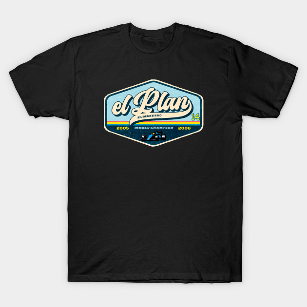 Alonso el Plan Racing Badge - Alonso El Plan - T-Shirt | TeePublic