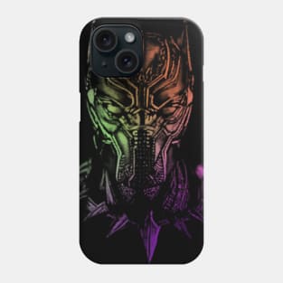 Shaded Black Panther Multicolor 2 Phone Case