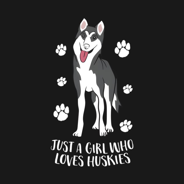 Just A Who Loves Huskies Husky by SnugFarm