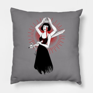 Queen of Spades Pillow