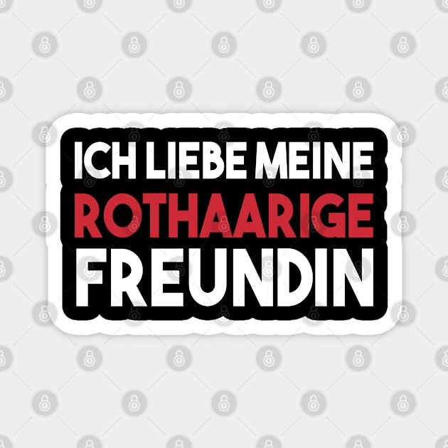 Rote Haare Rothaarig Ginger Witze Ehefrau Geschenk Magnet by DP Clothing