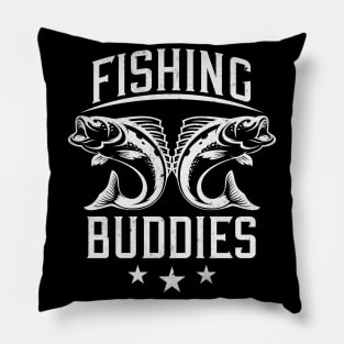 Fishing Buddies Fishermen Pillow