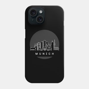 Munich Germany Skyline Phone Case