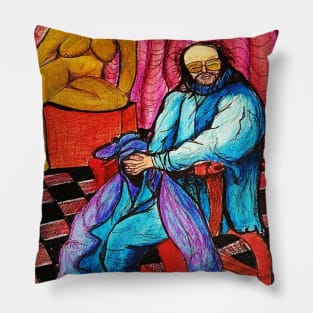 EL VIEJO Y LA DONCELLA Pillow