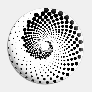 Fibonacci Sequence: Spiraling Dots 2 Pin