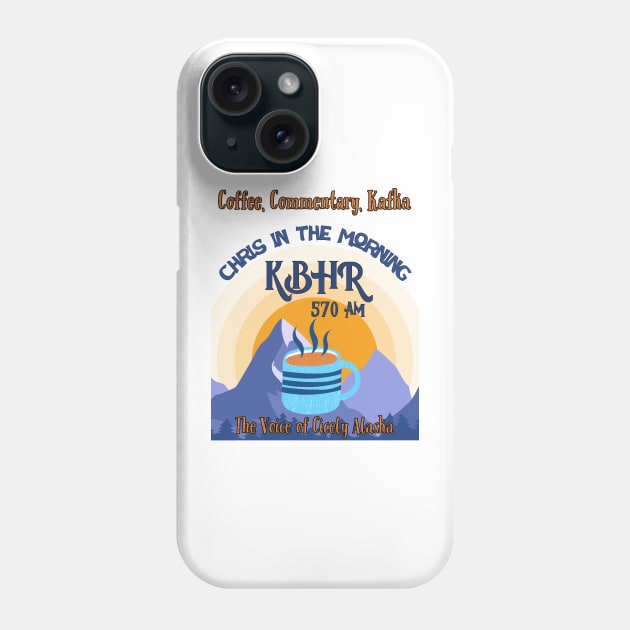 KBHR Chris in the Morning Coffee Phone Case by Ironymaiden 