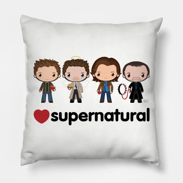 Love Supernatural 1 Pillow by KYi