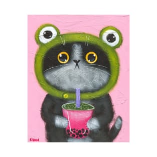 Froggy Cat Boba T-Shirt