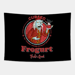 The Frogurt Is Also Cursed - Grunge Tapestry