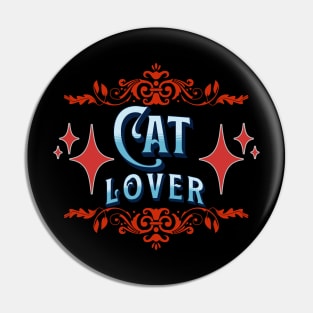 Cat Lover design for many different applications Pin