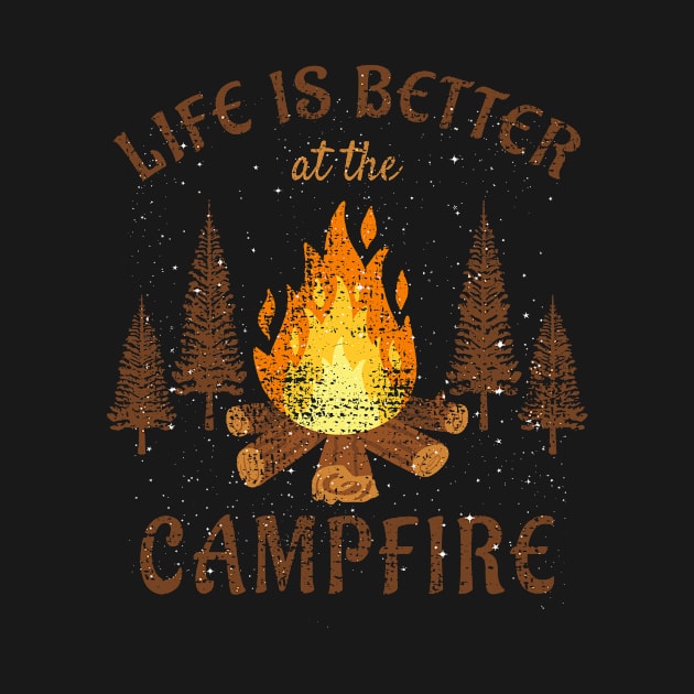 Camping - Life Is Better By The Campfire by Shiva121