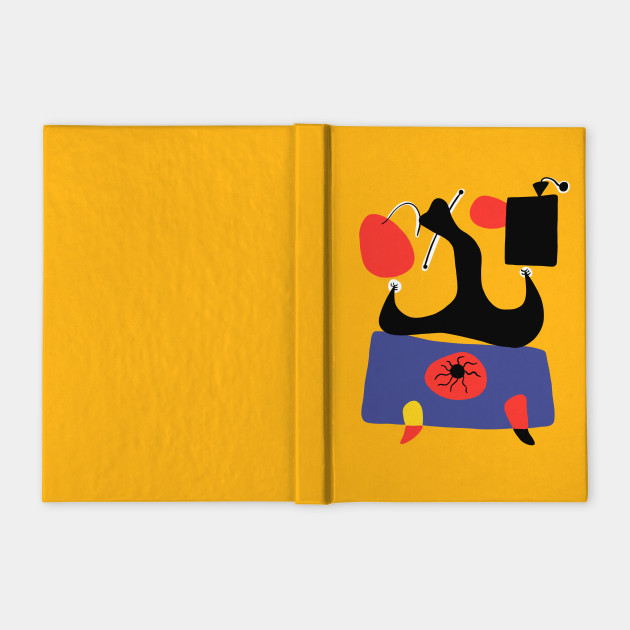 Joan Miro Painting With Yellow Background Joan Miro Notebook