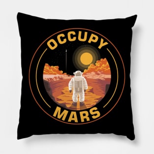 Occupy Mars Pillow